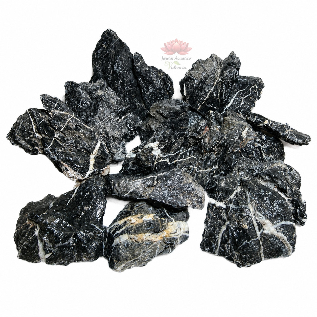 Seiryu Stone Black Premium | Roca Natural para Aquascaping